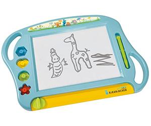 Simba 109462219 - Tableau à peindre KikaNinchen, 4 tampons, stylo magnétique, 45 cm, à partir de 3 ans