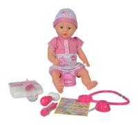 Simba 4108976 New Born Baby avec accessoires de docteur -
