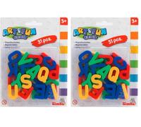 Simba - 4591456 - Lettre Magnétiques - Alphabet Aimant (Lot de 2)