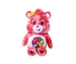 Simba 6305878015 - Ourson Porte-Bonheur - Flower Power - 23 cm - Peluche Care Bears - Rose