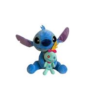 Simba Peluche Disney Stitch et Scrump 50 cm Bleu pour enfants à partir de 3 ans