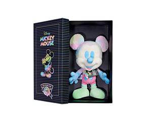 Simba 6315870310 Disney Mickey Mouse Tie Dye, Édition Novembre, Exclusivité Amazon, Figurine en Peluche 35 cm, Coffret Cadeau, Édition Limitée Collector