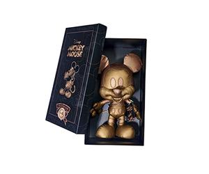 Simba 6315870313 Disney Mickey Mouse Bronze,Édition Avril,Exclusivité Amazon,Figurine en Peluche 35 cm,Coffret Cadeau, Édition Limitée Collector