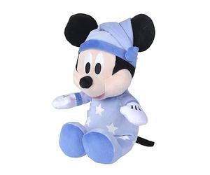 Simba 6315870349 - Disney - Mickey Mouse - Bonne Nuit - Peluche phosphorescente - 25 cm - Mickey Mouse - Jouet pour bébé - Convient dès Les Premiers Mois de Vie
