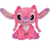Simba 6315876954NPB - Disney Lilo et Stitch Plüschfigur, 25cm, Angel, Peluche, convient dès les premiers mois de la vie, Pink