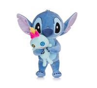 SIMBA 6315877004X06 Disney Stitch avec Scrump 25 cm enfant câlin sous licence officielle personnage doux de la série Lilo et Stitch