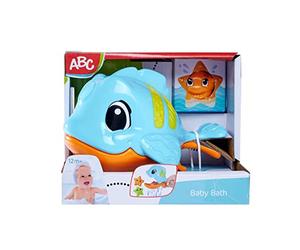 Simba ABC 104010070 - ABC Poisson affamé, Jouet pour bébé, épuisette et étoiles de mer flottantes, 4 pièces, 15 cm, à partir de 12 Mois