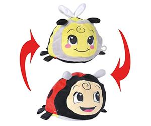 Simba ABC 104010085 Jouet 2 en 1 pour bébé Motif Coccinelle et Abeille Papier froissé 14 cm à partir de 3 Mois