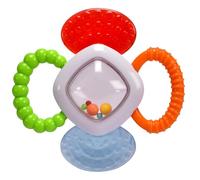 Simba ABC Hochet d'aide à la dentition - Hochet avec poignées texturées, sans PVC, 12 cm, pour bébé à partir de 3 mois
