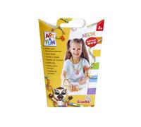 Art et Fun - Lot de 250 perles à emboîter - Fluo - À partir de 3 ans - Couleurs assorties