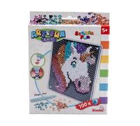 Simba Art und Fun 106374703 Art und Fun Licorne Plateau 18 x 18 cm 700 Sequins Stylo à partir de 5 Ans