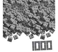 Simba Blocs de construction Blox - 1000 briques grises (4 pièces) - compatibles