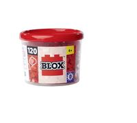 Simba Blox Lot de 120 Briques de Toit Rouges pour Enfants à partir de 3 Ans, de Haute qualité, entièrement compatibles avec de Nombreux Autres Fabricants
