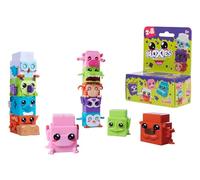 Simba Figurines Bloxies, Pack de 2, Animaux carrés colorés, Articulées, Dès 3 ans