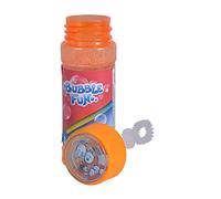 Simba Bubble Fun 107286011 Bouteille à Bulles de Savon 3 Couleurs Assorties 60 ML de Liquide alcalin avec Jeu de Patience dans Le Couvercle, à partir de 3 Ans