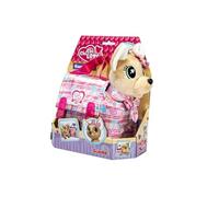 Simba Chi Chi Love Chien en Peluche Kawaii Pixels Chihuahua avec Tenue en Forme de cœur en Pixels et Sac de Transport - 20 cm - À partir de 3 Ans
