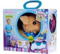 Simba Chichi Loomy Golden Retriever 105890064 - Chien interactif pour Enfants à partir de 3 Ans, avec Fonctions, Son et Commande par câble Lumineux 20 cm