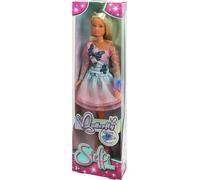 Steffi Love Butterfly Poupée Portant Une Robe au Look Papillon avec Bracelet avec Broche Papillon, 29 cm, à partir de 3 Ans