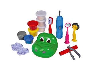 Simba Dickie - 106324426 - Art and Fun - Kit de pétrissage - Crocodile - Dentiste - Multicolore - Taille Unique