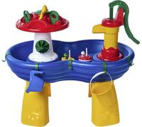 Aquaplay - Table d'Eau - Jeu d'Eau pour Enfant - 2 Bateaux et 2 Figurines Incluses - Champignon Arroseur - Dès 3 Ans - 8700001595