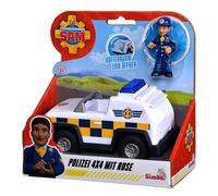 Sam Junior Police 4x4 avec figurine Rose