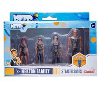 Simba Die Nektons 109391002 Lot de 4 figurines de plongée Noir