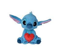 Simba Disney 6315876995X12 Peluche Stitch en Forme de cœur 25 cm Matériau Doux et agréable Produit Officiel Disney