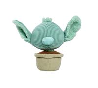 Simba Disney in Bloom Stitch Peluche - Figurine décorative élégante, Design Semblable à Une Plante, Toucher Doux, Aspect Stitch emblématique, Jouet en Peluche et Figurine de Collection, Gris/Vert