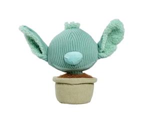 Simba Disney in Bloom Stitch Peluche - Figurine décorative élégante, Design Semblable à Une Plante, Toucher Doux, Aspect Stitch emblématique, Jouet en Peluche et Figurine de Collection, Gris/Vert