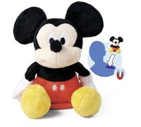 Simba Disney Mickey Mouse 6315870460 Peluche d'épaule (12 cm) - Mickey Mouse comme Peluche magnétique à emporter - Jouet pour Fans et Enfants à partir de 0 Ans