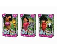 SIMBA Evi avec animal sauvage 3 types 573-3568 573-3568