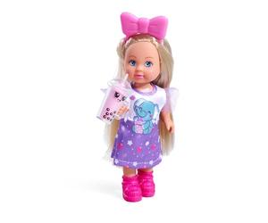 Simba Evi Love Bubble Tea Poupée articulée dans Une Jolie Tenue de thé à Bulles, 12 cm, à partir de 3 Ans