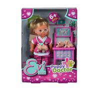 SIMBA 105733647 EVI LOVE PUPPY DOCTOR POUPÃ©E VÃ©TÃ©RINAIRE AVEC LUNET