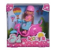 Simba - Evi Love Scooter - Mini Poupée 12cm - Casque Inclus - Dès 3 Ans - 105733345