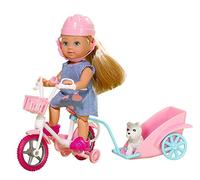 Simba - Evi Love - Tour de vélo - Poupée + vélo + Chien + chariotte + Casque - 105730783X12