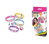 Simba Fashion Flash Bracelet à breloques - Kit de bijoux DIY avec 4 bracelets et plus de 50 breloques à clipser - Bracelet créatif pour enfants à partir de 5 ans