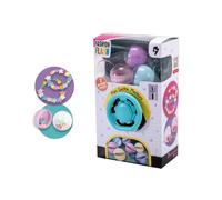 Simba Fashion Flash Mini Bracelet Gacha - Kit de bijoux DIY avec 7 boules Gacha, ficelle, 15 perles en étoile et 36 perles en diamant, bracelets à personnaliser soi-même, kit créatif à partir de 5 ans