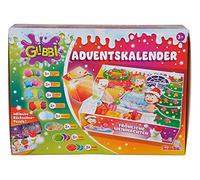 Simba Glibbi 105953614 Calendrier de l'Avent 24 surprises, jouet de bain, bombe de bain, slime, boule de bain, à partir de 3 ans