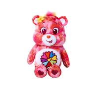 Simba Glücksbärchi Flower Power Bärchi Doudou 23 cm - Peluche Douce - pour Enfants et Adultes - Cadeau Mignon - Objet de Collection Original - Peluche pour Filles et garçons