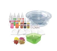 Simba Aqua Gelz Deluxe Fruits tropicaux Set créatif 3D + 8 ans | Créez plus de 40 figurines 3D ; 9 gels de base et paillettes, 6 moules, additif, bol, récipient et accessoires Mix-Ins