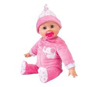 Simba Poupée Laura 105140501 – corps souple, 14 sons, yeux de sommeil, 38 cm, dès 18 mois
