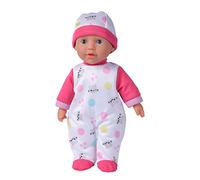 Simba Laura Cutie 105140004 Poupée à Corps Mous avec Yeux de Sommeil dans Un Joli grenouillère pour Chaton 5 Sons 30 cm à partir de 12 Mois