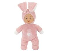 Simba Laura Funny Bunny 105010514 Poupée en Forme de Lapin en Tenue de Lapin avec Pression sur Le Ventre, Les Oreilles s'installent à partir de 12 Mois 24 cm