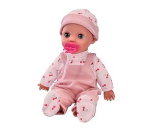 Simba - Laura Poupon Gazouille - 30cm - Tétine Incluse - Dès 24 Mois - 105140531S12