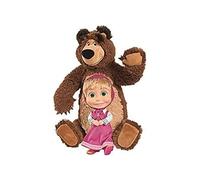Simba - Masha et Michka - Poupée Masha 23cm + Peluche Michka 43cm - 109301016