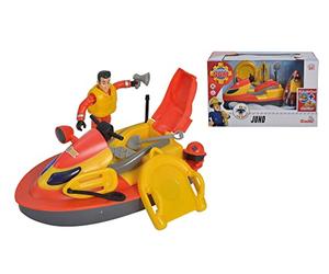 Simba - Moto d'eau Juno de Sam Le Pompier, 109252570038, 3 Ans, Flotte, y Compris Personnage d'Elvis, avec Accessoires