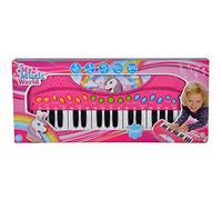 Simba My Music World 106832445 Clavier Licorne 32 Touches, différents Modes sonores, 4 rythmes, démos 42 cm, à partir de 3 Ans