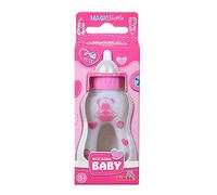 Simba Biberon New Born Baby 105560013 – Lait magique qui disparaît, 13 cm, blanc et rose