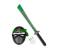 Simba Next Ninja 108042238 Épée et Masque avec lumière, Son et Fonction tir, 60 cm, avec Ruban Textile, à partir de 3 Ans