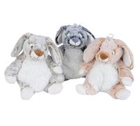 Simba Nicotoy Peluche Lapin - 1 des 3 Designs Assis, Doudou Super Doux 25 cm, en Matière Ultra Douce, à partir de 0 Mois